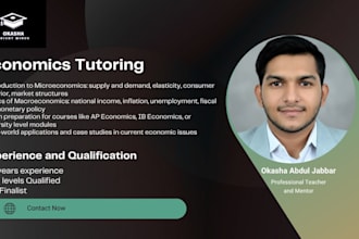 be your accounting, economics and business course tutor