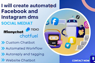build and al powered social media chatbot for instagram dm automation and lead