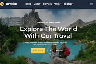 do tour and travel agency website tourism websie tour website booking website