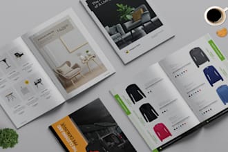 design modern interactive product catalogue or brochure