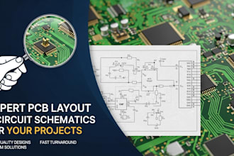 design pcb layouts and circuit schematics for your projects