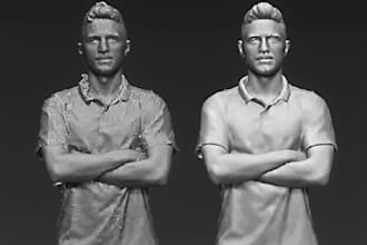 fix optimize messy mesh stl file, repair scan cleanup 3d model for 3d printing