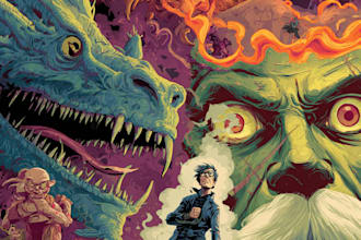 do comic cover arts for your stories