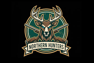do wonderful deer head mascot logo design