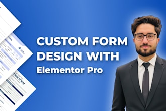 design a custom elementor form page for wordpress lead generation