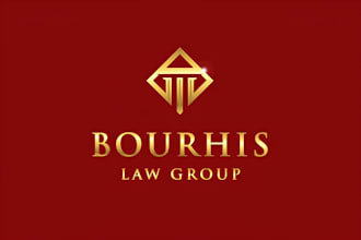 design modern law, lawyer, legal, attorney, law firm logo