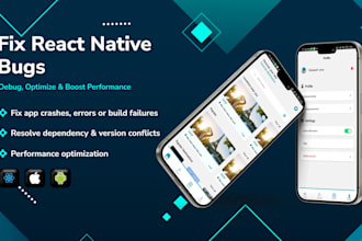 fix react native bugs and optimize your mobile app