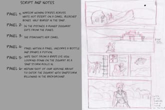 create page layouts for your comic project