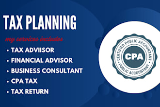 provide expert tax planning, business tax consulting, and CPA financial advice