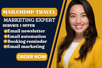 do mailchimp travel email marketing tour automation holiday packages newsletter