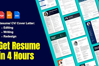 create an ats optimized and career focused resume for you