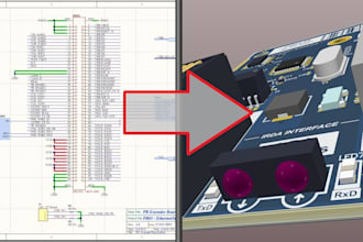 design pcb layouts and circuit schematics for your robotics and iot projects