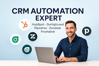 setup hubspot crm zendesk freshdesk gorgias pipedrive automation goghighlevel