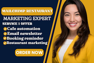 do mailchimp restaurant marketing café automation mailchimp newsletter