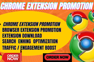 promote chrome extensions and boost downloads and visibility