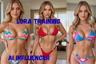 ai influencer ai model lora training workflow comfyul