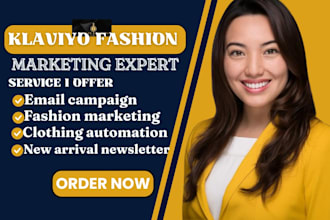 do klaviyo fashion email marketing clothing store automation  arrivals newletter