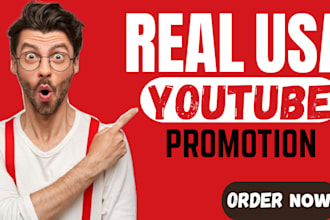 do USA youtube USA video promotion targeted real audience