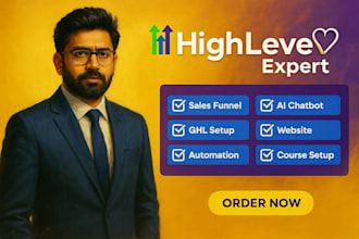 create gohighlevel funnels websites and CRM automation