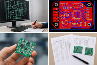 do pcb design circuit design schematic in easyeda or kicad