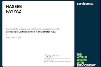 do servicenow tasks of itsm, itam, csm, fsm and portals