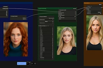 create or combine custom comfyui workflows for stable diffusion and controlnet