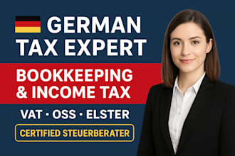german bookkeeping, income tax, vat, tax return, oss steuerberater, via elster