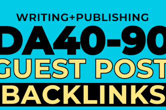 do guest post, high da40to90 guest posting dofollow websites