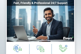 handle your customer inquiries and provide 24 7 support