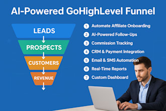 build an ai powered gohighlevel funnel to automate your saas affiliates