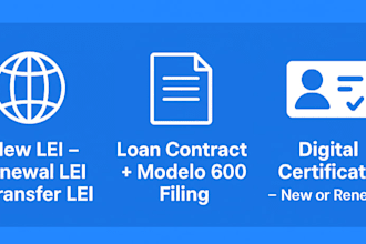 manage your lei code, digital certificate or loan contract in spain modelo 600