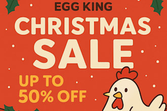 design christmas graphics or themes for your digital content