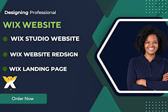 design wix studio website, redesign wix website, setup wix website, wix studio