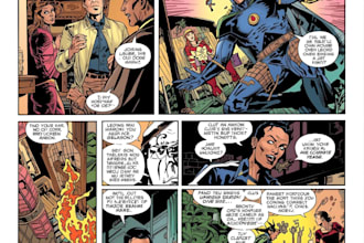 do comics book pages, storyboards, illustrations