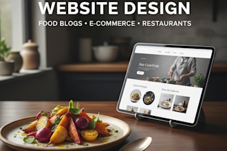 design spoon and dish website for your business