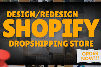 do shopify store setup shopify store design shopify dropshipping design redesign