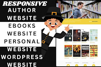 design author website ebooks website personal website wordpress website