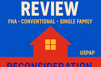 deliver a fast and professional appraisal review