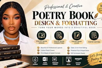 do poetry book design poetry book formatting poetry book cover poetry editing