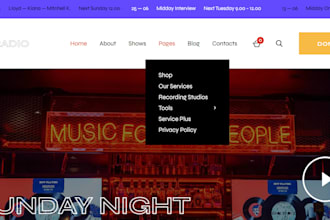 build a professional radio station website and streaming app