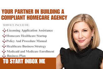 assist with license, write policy and procedure for group home, assisted living