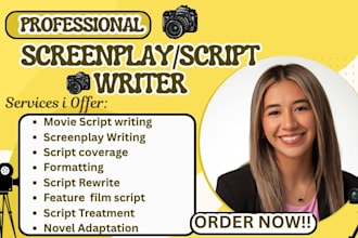 write screenplay movie scriptwriting film script screenwriting screenplay writer
