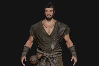 model 3d game character hyper realistic human sculpt metahuman avatar animation