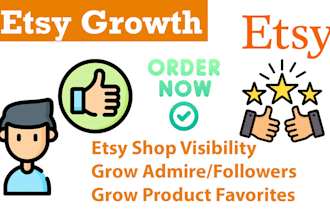 do etsy SEO grow product favorites and shop followers