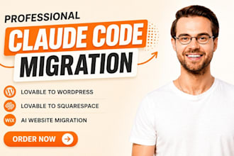 convert claude html lovable to wordpress wix squarespace shopify website