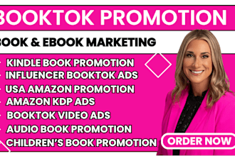 do booktok promotion amazon kdp ads booktok author SMM book promotion book rank
