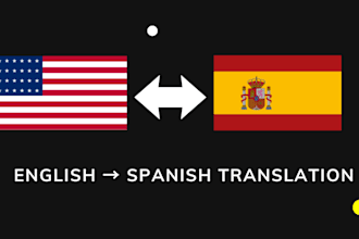 translate english to spanish for documents and content