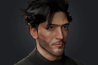 do 3d hyper realistic human sculpt metahuman avatar realtime character animation