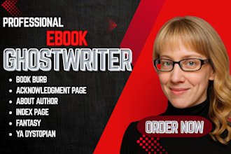 write book blurb acknowledgement index page ya dystopian as ebook ghostwriter