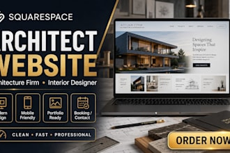 build squarespace architect website architecture firm interior designer website